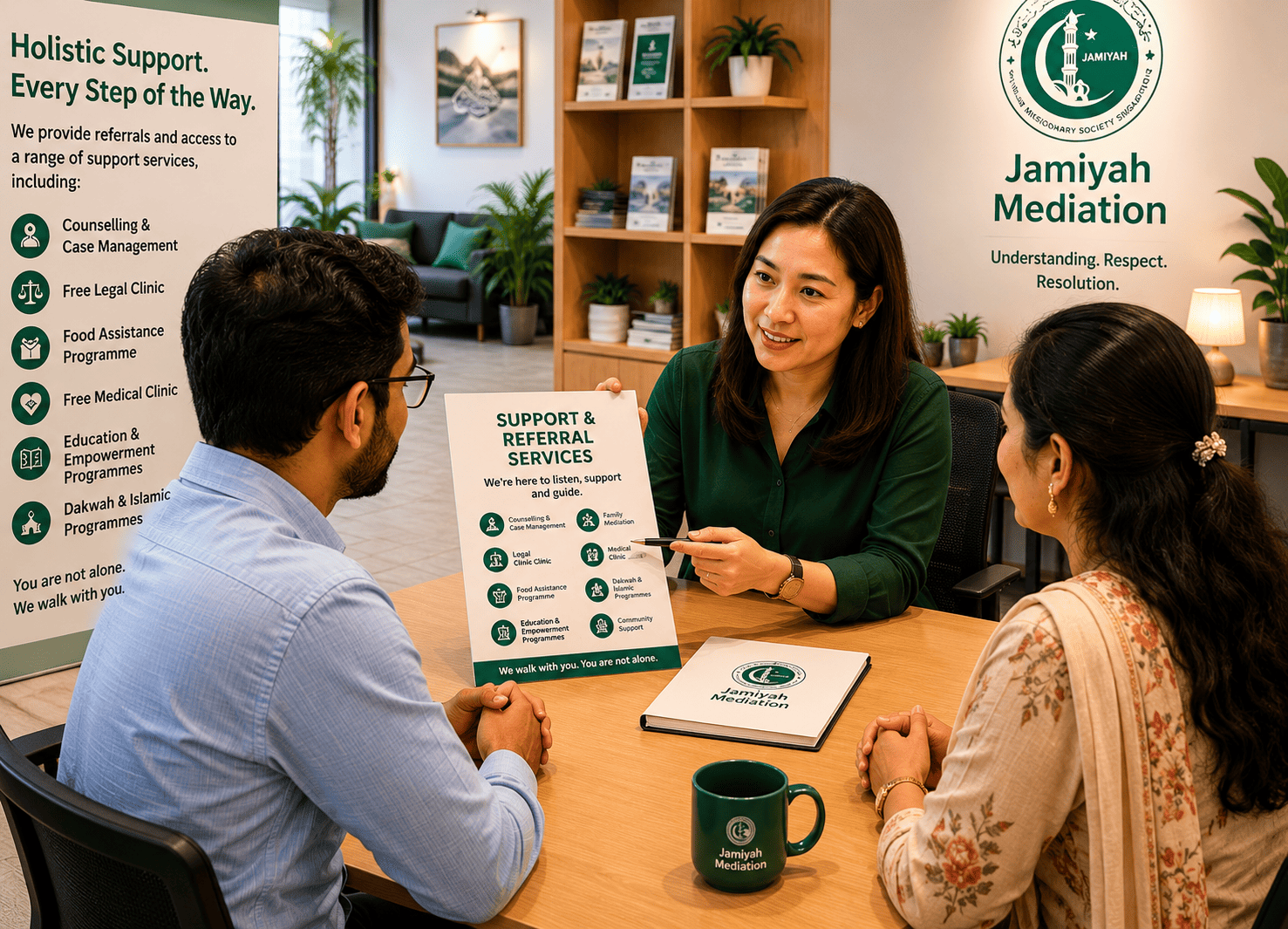 Referral and support